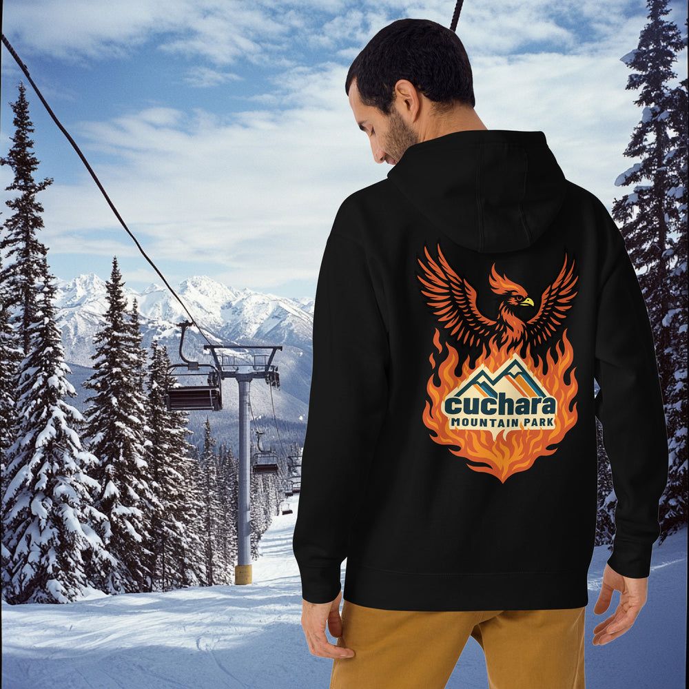Cuchara Mountain Park hoodie, Chair 4 Reborn hoodie, From the Ashes Chair 4 Rises, Cuchara Colorado apparel, ski resort hoodie Colorado, snowboard hoodie Colorado, ski lift Chair 4 merchandise, phoenix mountain hoodie, mountain revival apparel, ski community clothing, skier hoodie, snowboarder hoodie, Colorado ski apparel, Sangre de Cristo Mountains clothing, winter mountain hoodie, alpine lifestyle apparel, ski town hoodie, limited edition ski hoodie, CMP merchandise, Cuchara ski gear, mountain spirit clot