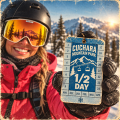 half-day lift ticket, Cuchara Mountain Park lift ticket, Southern Colorado skiing, affordable lift pass, afternoon ski pass, family friendly ski resort, Cuchara ski passes, discount ski tickets, Colorado ski passes, Cuchara Mountain Park passes