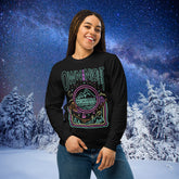 Cuchara Mountain Park, Cuchara Colorado, neon ski shirt, night skiing apparel, snowboarder t-shirt, retro mountain gear, glow in the dark aesthetic, winter sports streetwear, heavyweight long sleeve, triblend graphic tee, vintage ski style, apres ski clothing, Colorado mountain park, night shredding, 80s neon ski, Cuchara apparel.