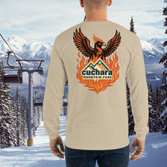 Chair 4 shirt, From the Ashes Chair 4 Rises, Chair 4 comeback apparel, ski resort long sleeve shirt, mountain lifestyle clothing, ski and snowboard apparel, Colorado ski apparel, Cuchara Mountain Park merchandise, skier long sleeve shirt, snowboarder long sleeve shirt, mountain comeback shirt, apres ski clothing, outdoor lifestyle long sleeve, ski town apparel, winter mountain clothing, alpine lifestyle apparel, ski season gear, ski lift Chair 4 shirt, mountain heritage apparel, unisex long sleeve ski shirt