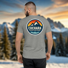 alpine t-shirt, lightweight outdoor t-shirt, tri-blend adventure shirt, hiking t-shirt, mountain lifestyle apparel, breathable performance tee, outdoor lifestyle clothing, ski and snowboard lifestyle shirt, lightweight summer hiking shirt, adventure travel clothing, soft vintage fit t-shirt, eco-conscious on-demand apparel