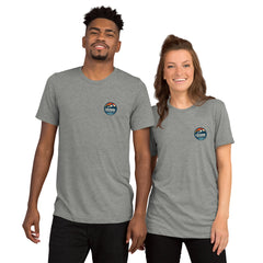 alpine t-shirt, lightweight outdoor t-shirt, tri-blend adventure shirt, hiking t-shirt, mountain lifestyle apparel, breathable performance tee, outdoor lifestyle clothing, ski and snowboard lifestyle shirt, lightweight summer hiking shirt, adventure travel clothing, soft vintage fit t-shirt, eco-conscious on-demand apparel