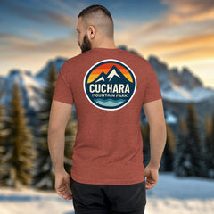 alpine t-shirt, lightweight outdoor t-shirt, tri-blend adventure shirt, hiking t-shirt, mountain lifestyle apparel, breathable performance tee, outdoor lifestyle clothing, ski and snowboard lifestyle shirt, lightweight summer hiking shirt, adventure travel clothing, soft vintage fit t-shirt, eco-conscious on-demand apparel