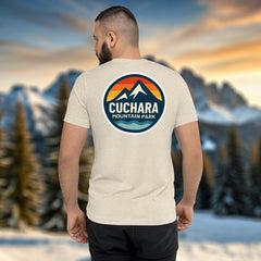 alpine t-shirt, lightweight outdoor t-shirt, tri-blend adventure shirt, hiking t-shirt, mountain lifestyle apparel, breathable performance tee, outdoor lifestyle clothing, ski and snowboard lifestyle shirt, lightweight summer hiking shirt, adventure travel clothing, soft vintage fit t-shirt, eco-conscious on-demand apparel