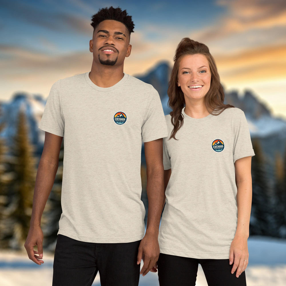 alpine t-shirt, lightweight outdoor t-shirt, tri-blend adventure shirt, hiking t-shirt, mountain lifestyle apparel, breathable performance tee, outdoor lifestyle clothing, ski and snowboard lifestyle shirt, lightweight summer hiking shirt, adventure travel clothing, soft vintage fit t-shirt, eco-conscious on-demand apparel