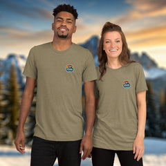 alpine t-shirt, lightweight outdoor t-shirt, tri-blend adventure shirt, hiking t-shirt, mountain lifestyle apparel, breathable performance tee, outdoor lifestyle clothing, ski and snowboard lifestyle shirt, lightweight summer hiking shirt, adventure travel clothing, soft vintage fit t-shirt, eco-conscious on-demand apparel