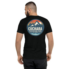 alpine t-shirt, lightweight outdoor t-shirt, tri-blend adventure shirt, hiking t-shirt, mountain lifestyle apparel, breathable performance tee, outdoor lifestyle clothing, ski and snowboard lifestyle shirt, lightweight summer hiking shirt, adventure travel clothing, soft vintage fit t-shirt, eco-conscious on-demand apparel