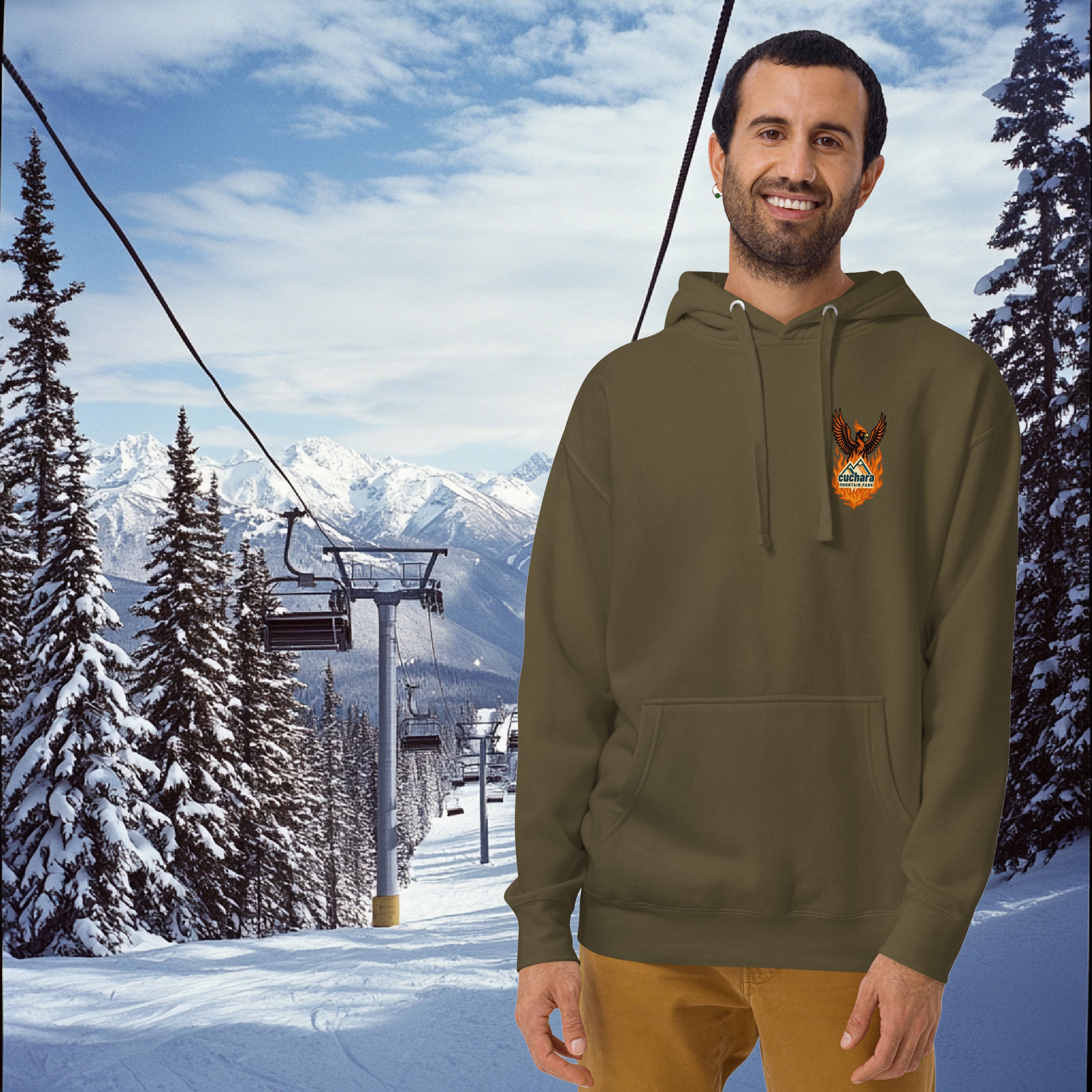 Cuchara Mountain Park hoodie, Chair 4 Reborn hoodie, From the Ashes Chair 4 Rises, Cuchara Colorado apparel, ski resort hoodie Colorado, snowboard hoodie Colorado, ski lift Chair 4 merchandise, phoenix mountain hoodie, mountain revival apparel, ski community clothing, skier hoodie, snowboarder hoodie, Colorado ski apparel, Sangre de Cristo Mountains clothing, winter mountain hoodie, alpine lifestyle apparel, ski town hoodie, limited edition ski hoodie, CMP merchandise, Cuchara ski gear, mountain spirit clot