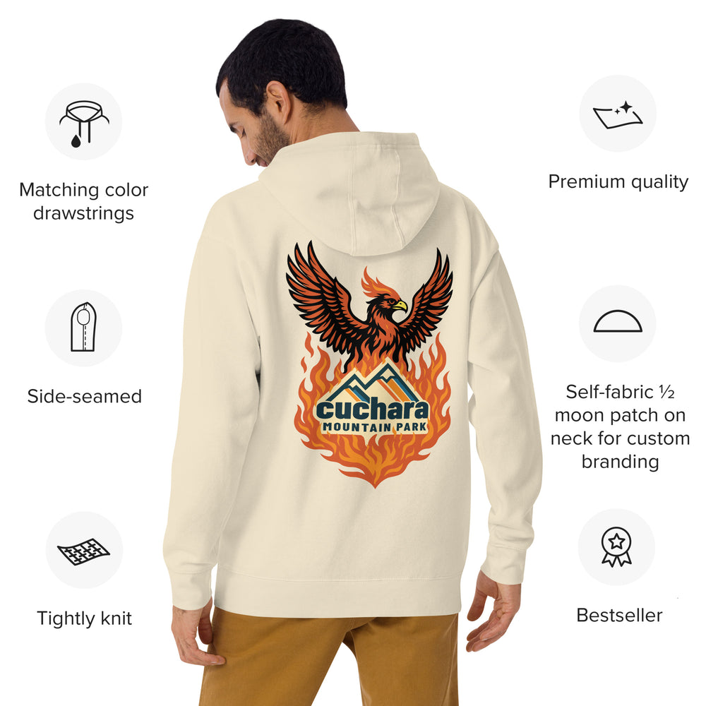 Cuchara Mountain Park hoodie, Chair 4 Reborn hoodie, From the Ashes Chair 4 Rises, Cuchara Colorado apparel, ski resort hoodie Colorado, snowboard hoodie Colorado, ski lift Chair 4 merchandise, phoenix mountain hoodie, mountain revival apparel, ski community clothing, skier hoodie, snowboarder hoodie, Colorado ski apparel, Sangre de Cristo Mountains clothing, winter mountain hoodie, alpine lifestyle apparel, ski town hoodie, limited edition ski hoodie, CMP merchandise, Cuchara ski gear, mountain spirit clot