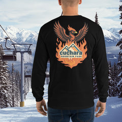 Chair 4 shirt, From the Ashes Chair 4 Rises, Chair 4 comeback apparel, ski resort long sleeve shirt, mountain lifestyle clothing, ski and snowboard apparel, Colorado ski apparel, Cuchara Mountain Park merchandise, skier long sleeve shirt, snowboarder long sleeve shirt, mountain comeback shirt, apres ski clothing, outdoor lifestyle long sleeve, ski town apparel, winter mountain clothing, alpine lifestyle apparel, ski season gear, ski lift Chair 4 shirt, mountain heritage apparel, unisex long sleeve ski shirt