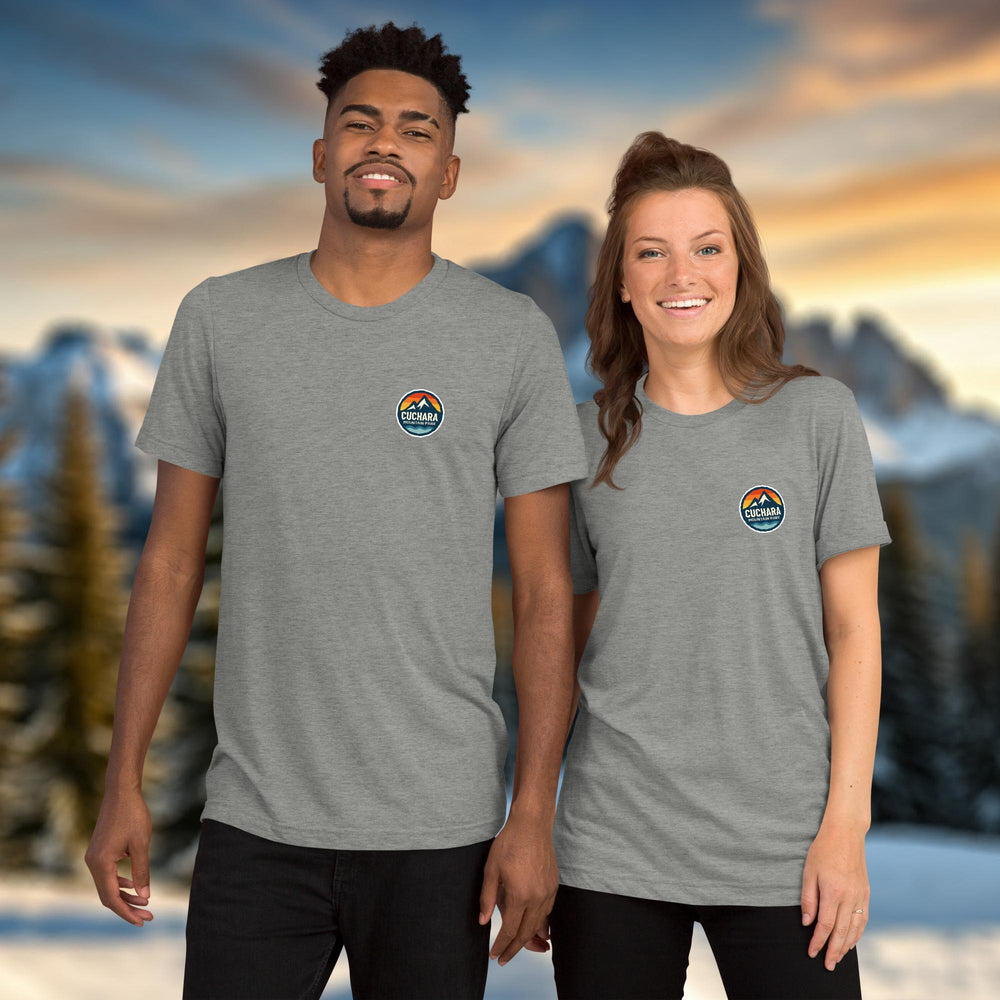 alpine t-shirt, lightweight outdoor t-shirt, tri-blend adventure shirt, hiking t-shirt, mountain lifestyle apparel, breathable performance tee, outdoor lifestyle clothing, ski and snowboard lifestyle shirt, lightweight summer hiking shirt, adventure travel clothing, soft vintage fit t-shirt, eco-conscious on-demand apparel