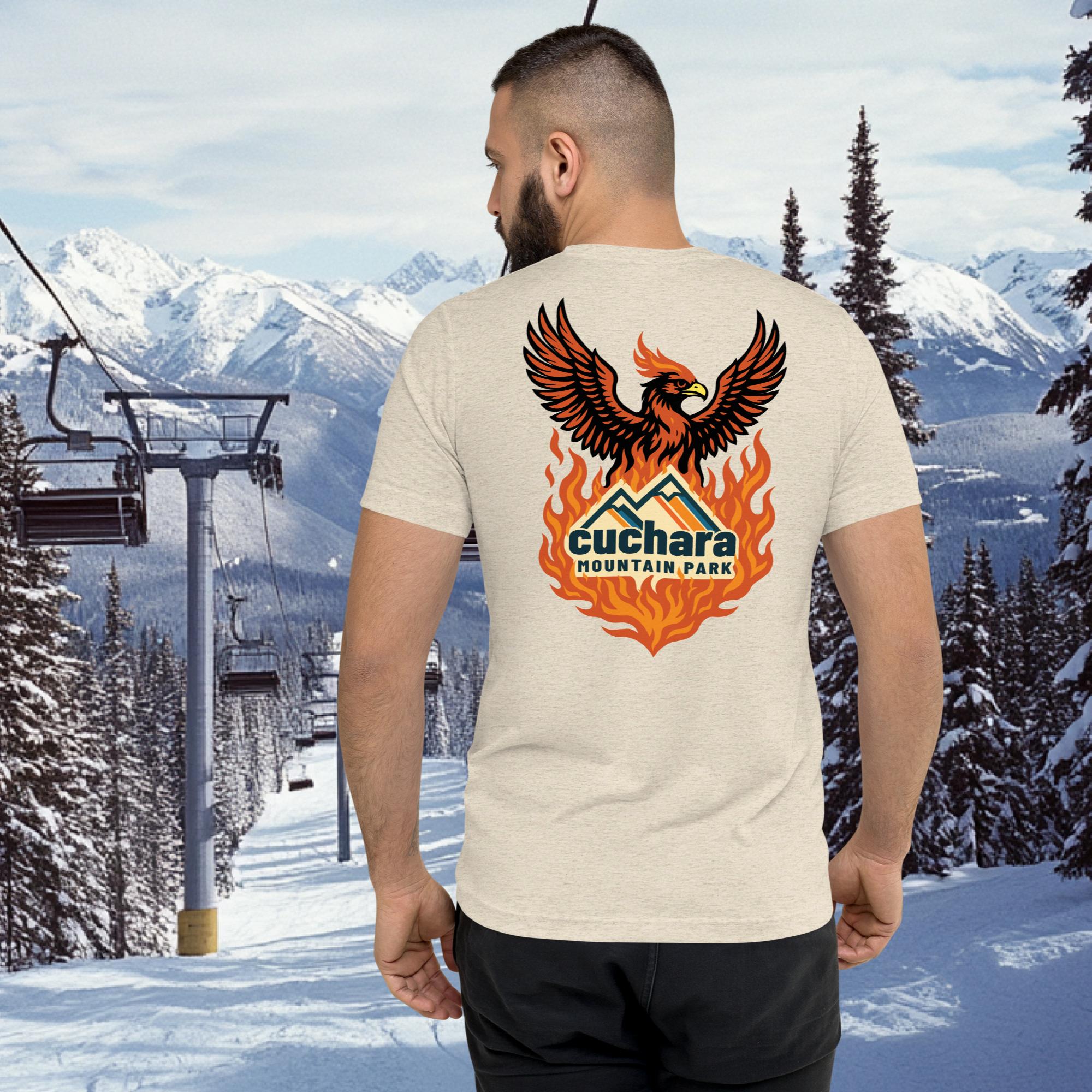 tri-blend t-shirt, vintage fit tee, soft lightweight shirt, durable casual tee, everyday wear t-shirt, pre-shrunk t-shirt, sustainable apparel, made-to-order clothing, resilient clothing, mountain lifestyle shirt, Chair 4 tee, comeback t-shirt, community-inspired apparel, premium soft tee, long-lasting t-shirt, unisex tri-blend shirt, eco-friendly fashion, limited edition tee, vintage-inspired t-shirt, versatile casual wear