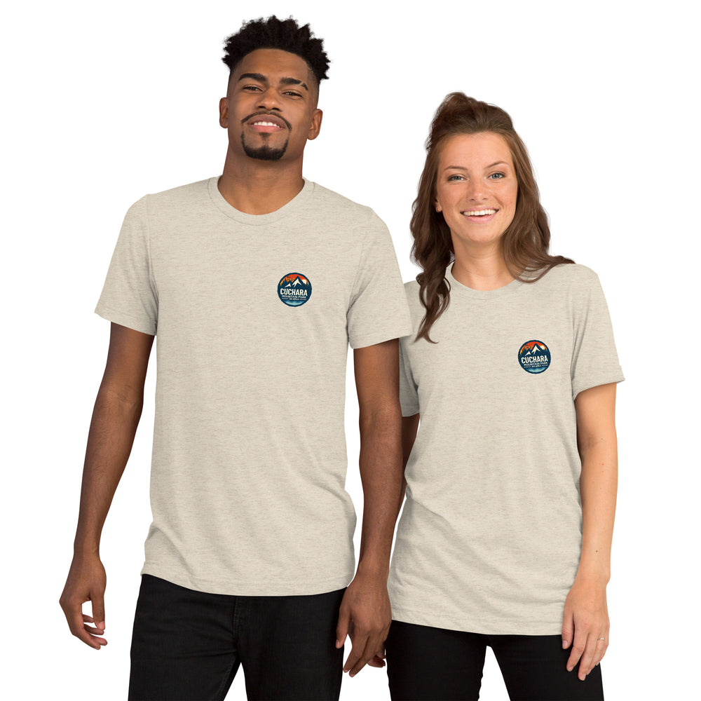 alpine t-shirt, lightweight outdoor t-shirt, tri-blend adventure shirt, hiking t-shirt, mountain lifestyle apparel, breathable performance tee, outdoor lifestyle clothing, ski and snowboard lifestyle shirt, lightweight summer hiking shirt, adventure travel clothing, soft vintage fit t-shirt, eco-conscious on-demand apparel