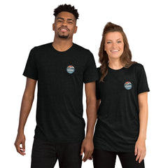 alpine t-shirt, lightweight outdoor t-shirt, tri-blend adventure shirt, hiking t-shirt, mountain lifestyle apparel, breathable performance tee, outdoor lifestyle clothing, ski and snowboard lifestyle shirt, lightweight summer hiking shirt, adventure travel clothing, soft vintage fit t-shirt, eco-conscious on-demand apparel